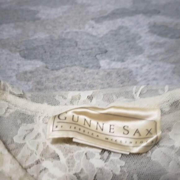 Vintage Gunne Sax Dress Womens Small White Half Sleeve - Picture 3 of 10